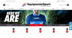 Desktop Screenshot of equipacionsport.com